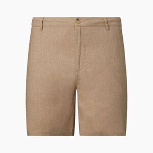 NWT Onia Men's Tan Stretch Linen Traveler Shorts size 32 $120.00